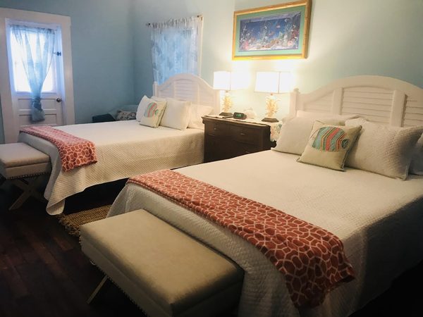 Double Queen Room #6 at the Lake Minneola Inn